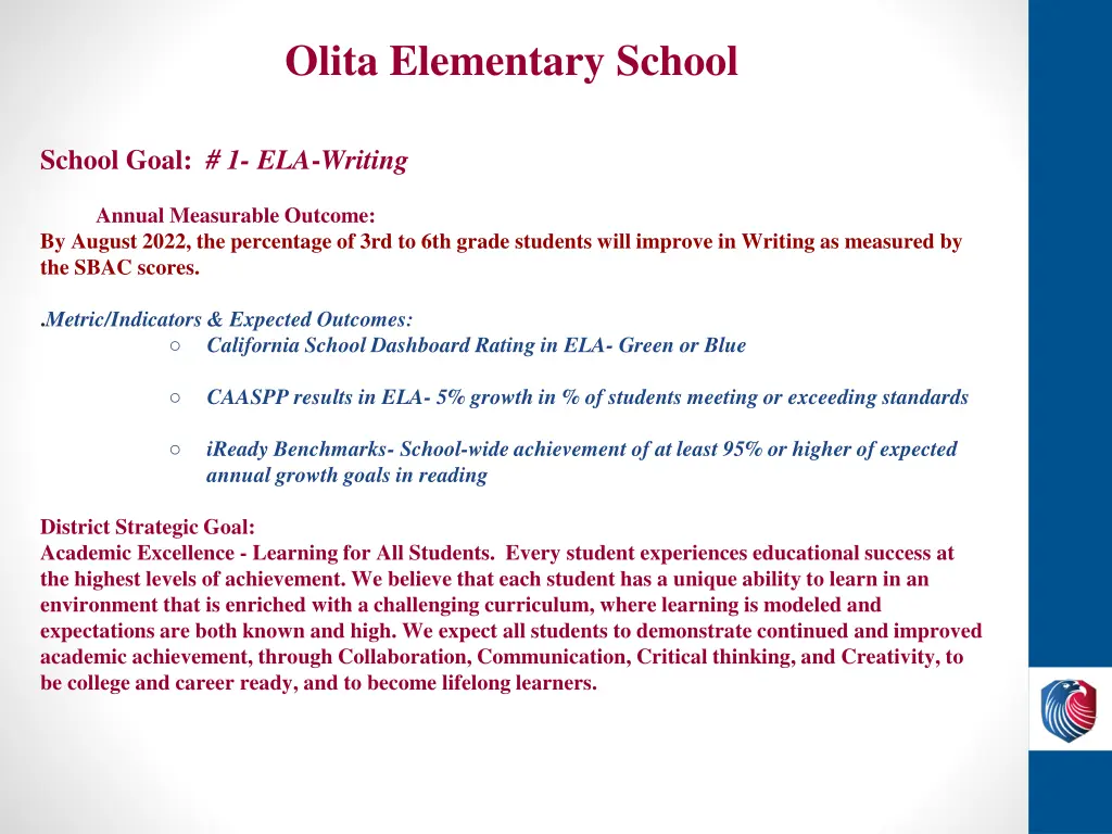 olita elementary school