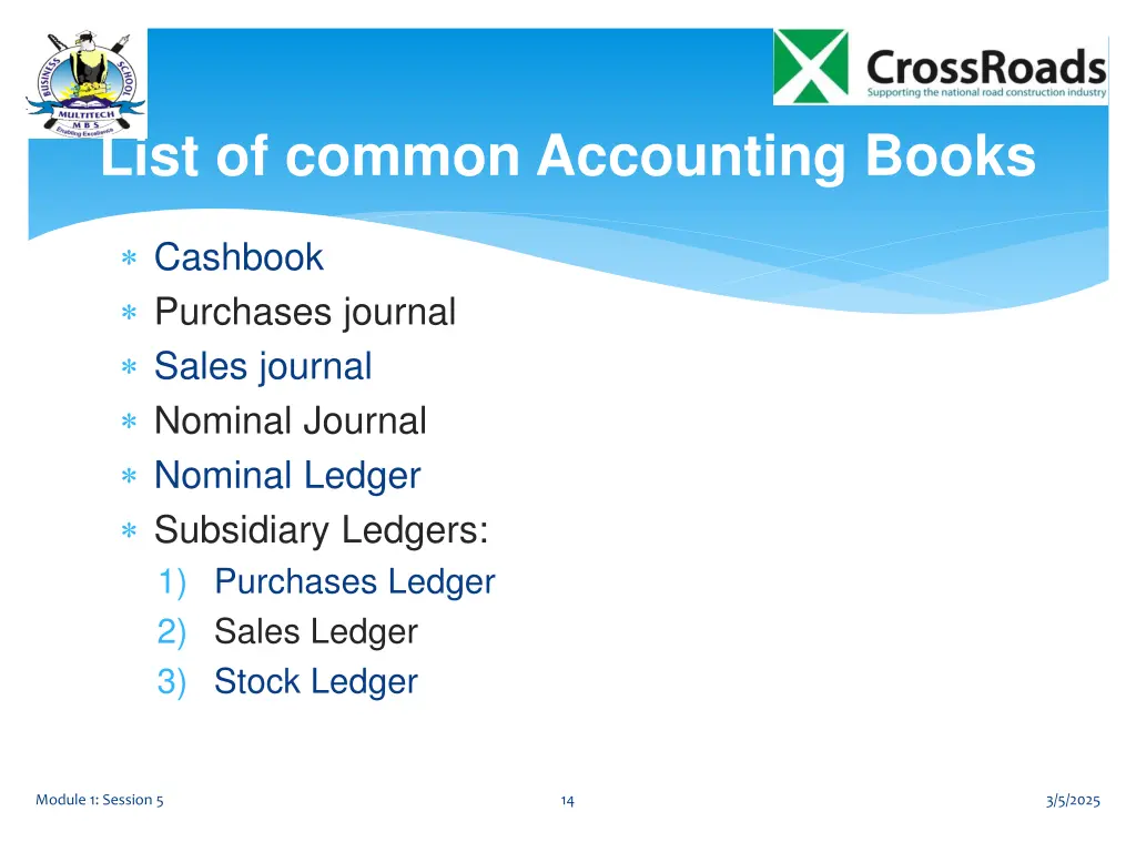 list of common accounting books