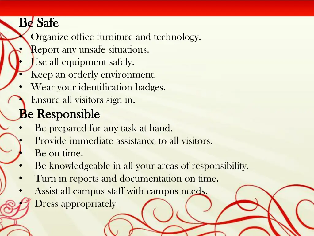be safe be safe organize office furniture