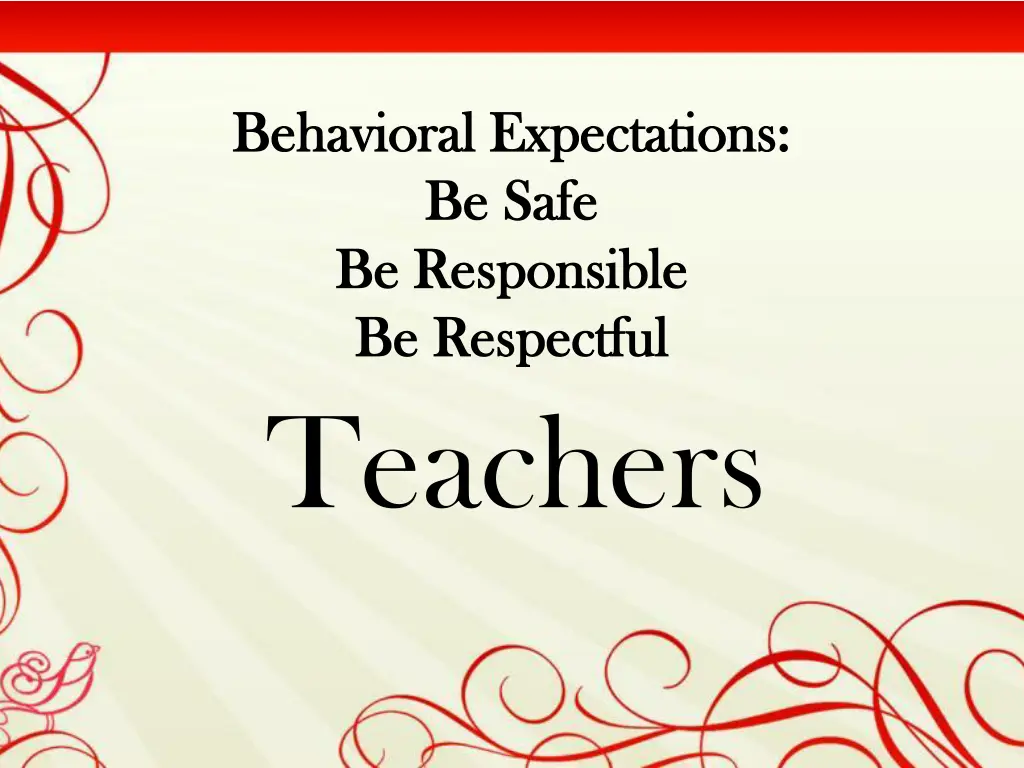 behavioral expectations behavioral expectations 1