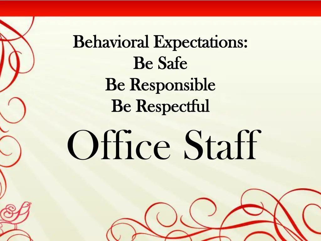 behavioral expectations behavioral expectations 2