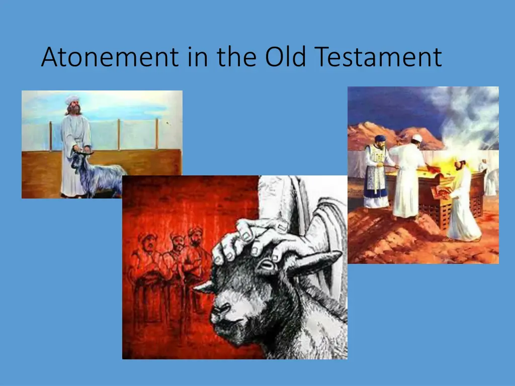 atonement in the old testament 1
