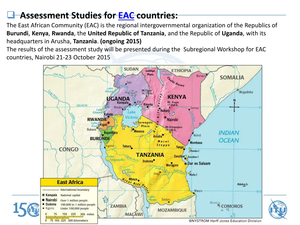 assessment studies for eac countries the east