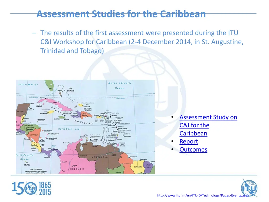 assessment studies for the caribbean