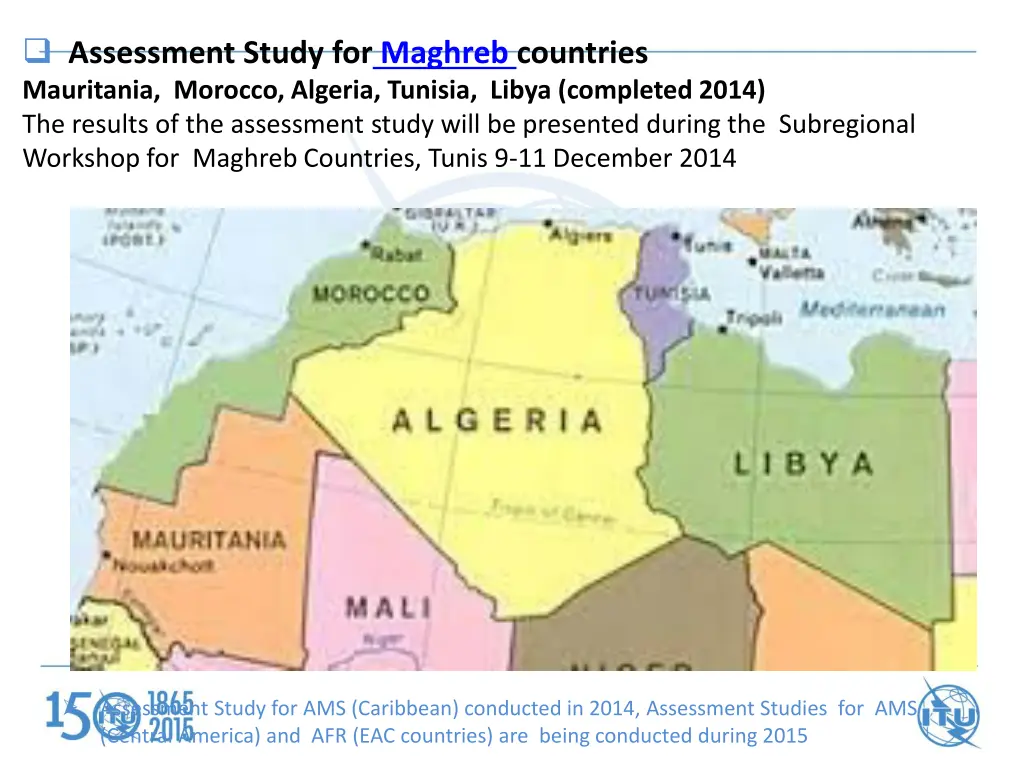 assessment study for maghreb countries mauritania