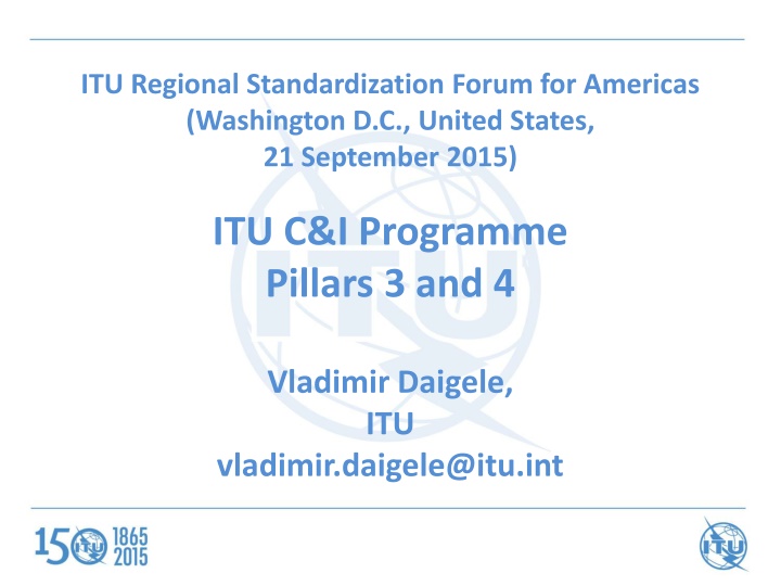 itu regional standardization forum for americas