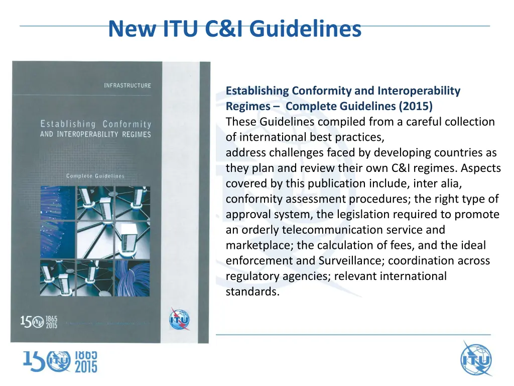 new itu c i guidelines