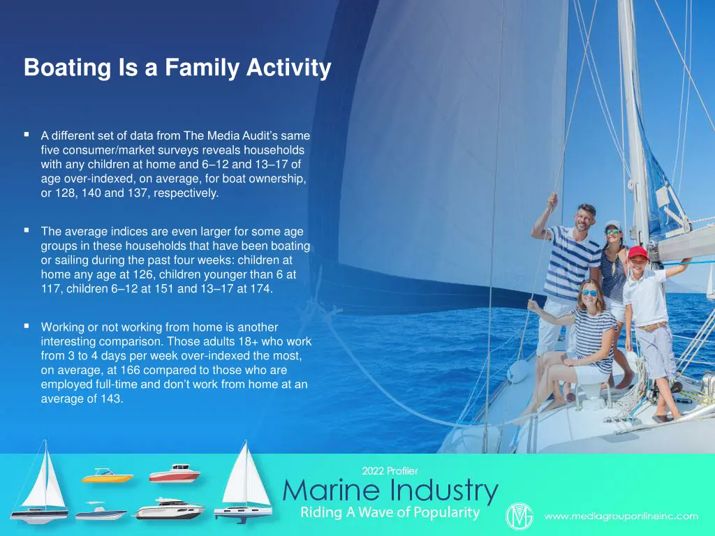 boating is a family activity