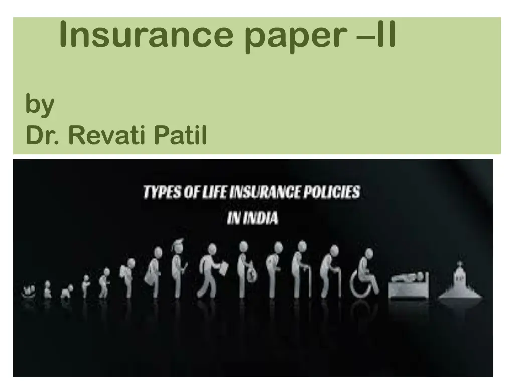 insurance paper ii