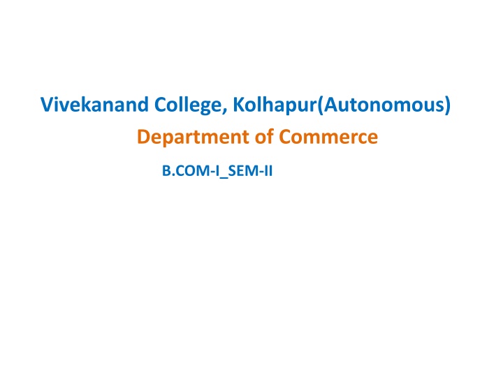 vivekanand college kolhapur autonomous department