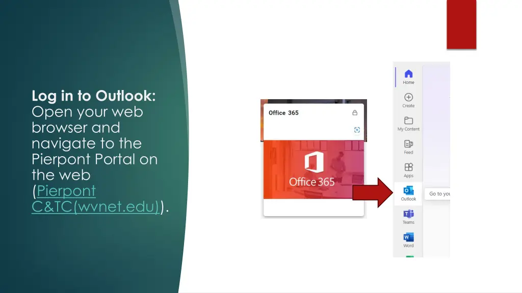 log in to outlook open your web browser