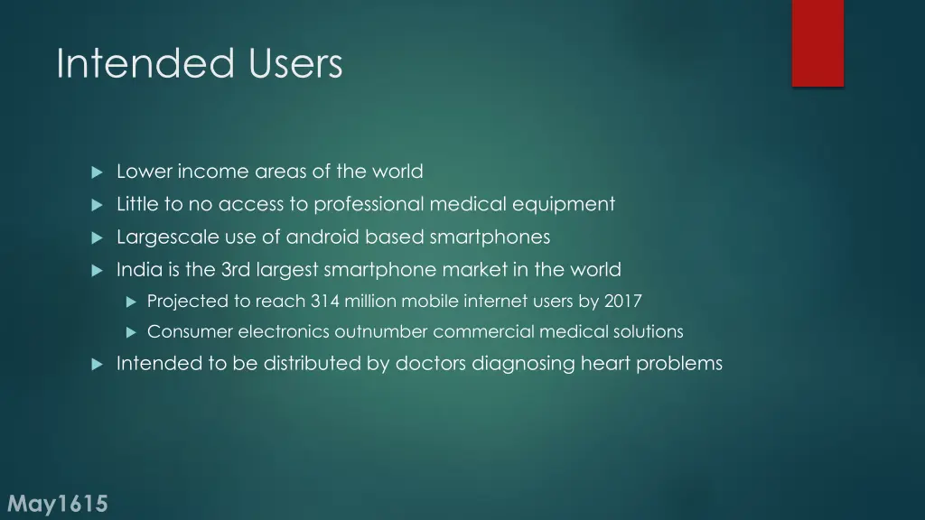 intended users