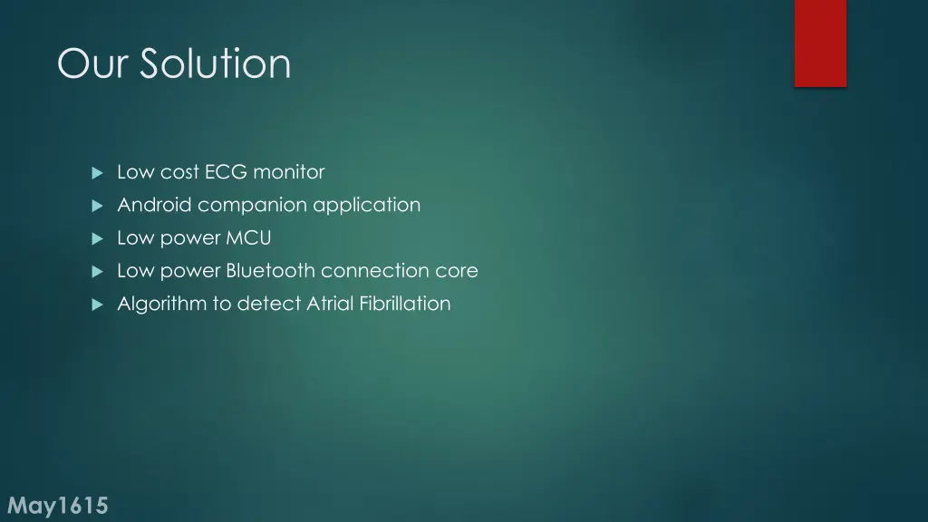 our solution