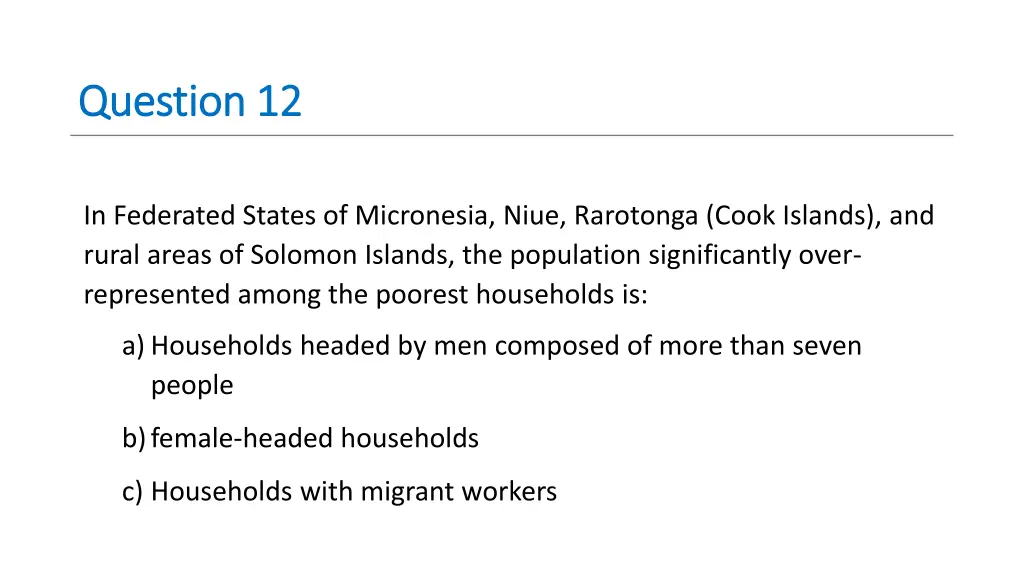 question 12 question 12