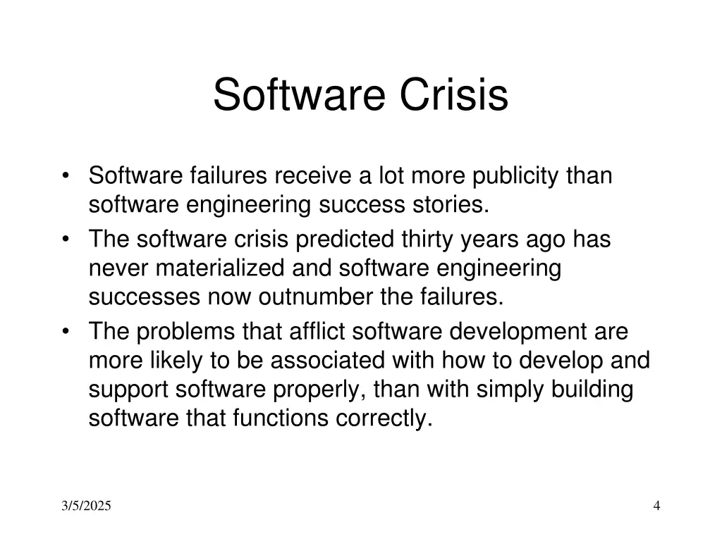 software crisis