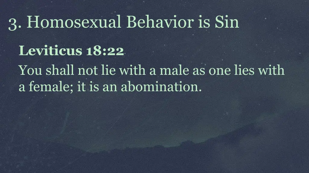 3 homosexual behavior is sin 1