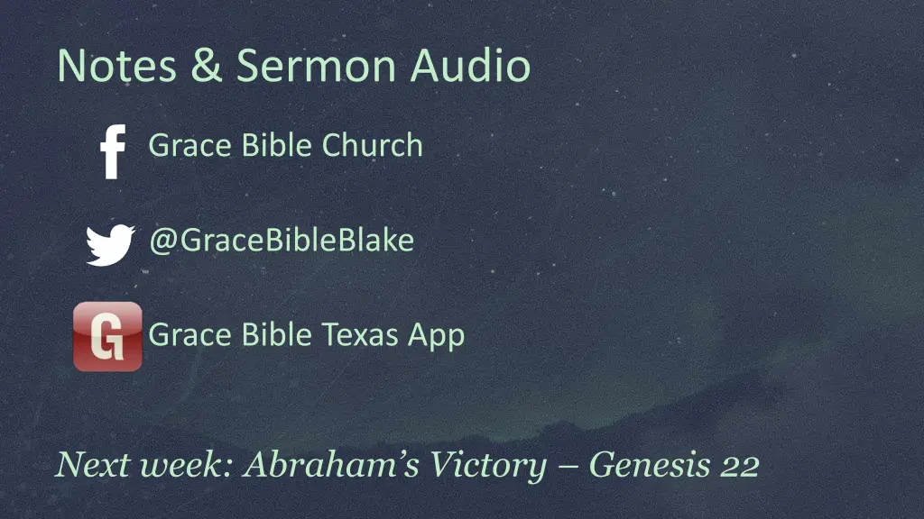 notes sermon audio