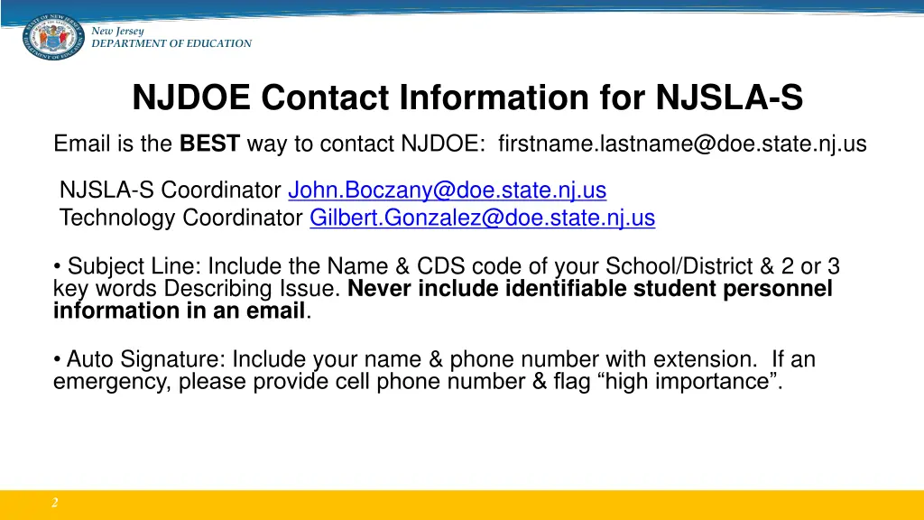 new jersey department of education 1