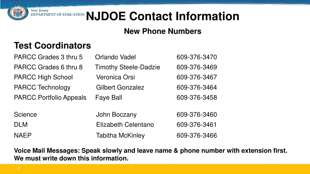 new jersey department of education 2