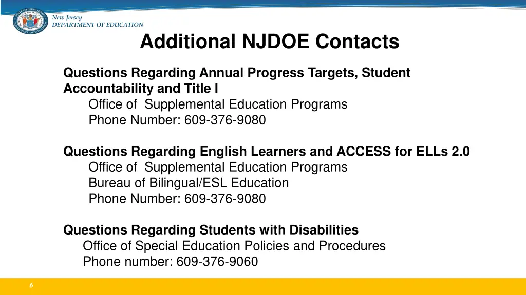 new jersey department of education 4