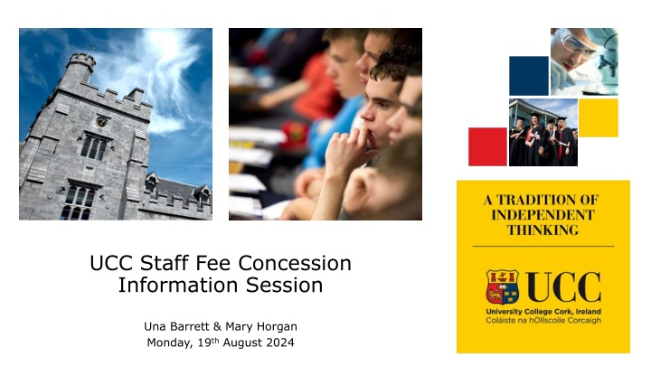 ucc staff fee concession information session