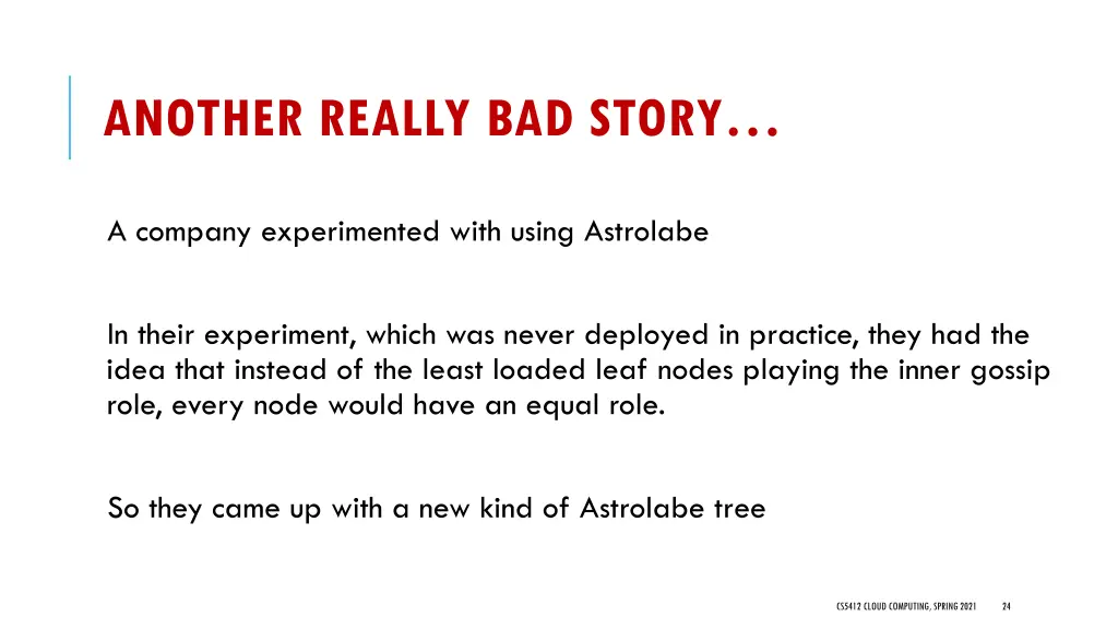 another really bad story