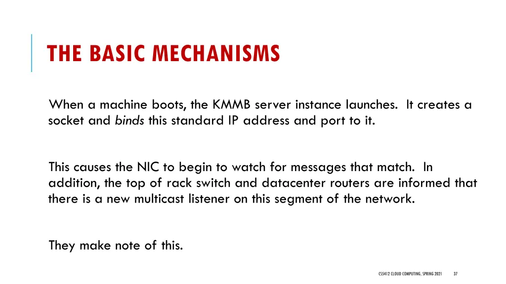 the basic mechanisms 1