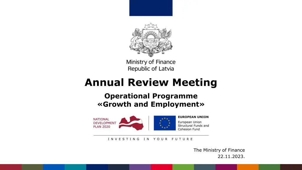 annual review meeting operational programme 1