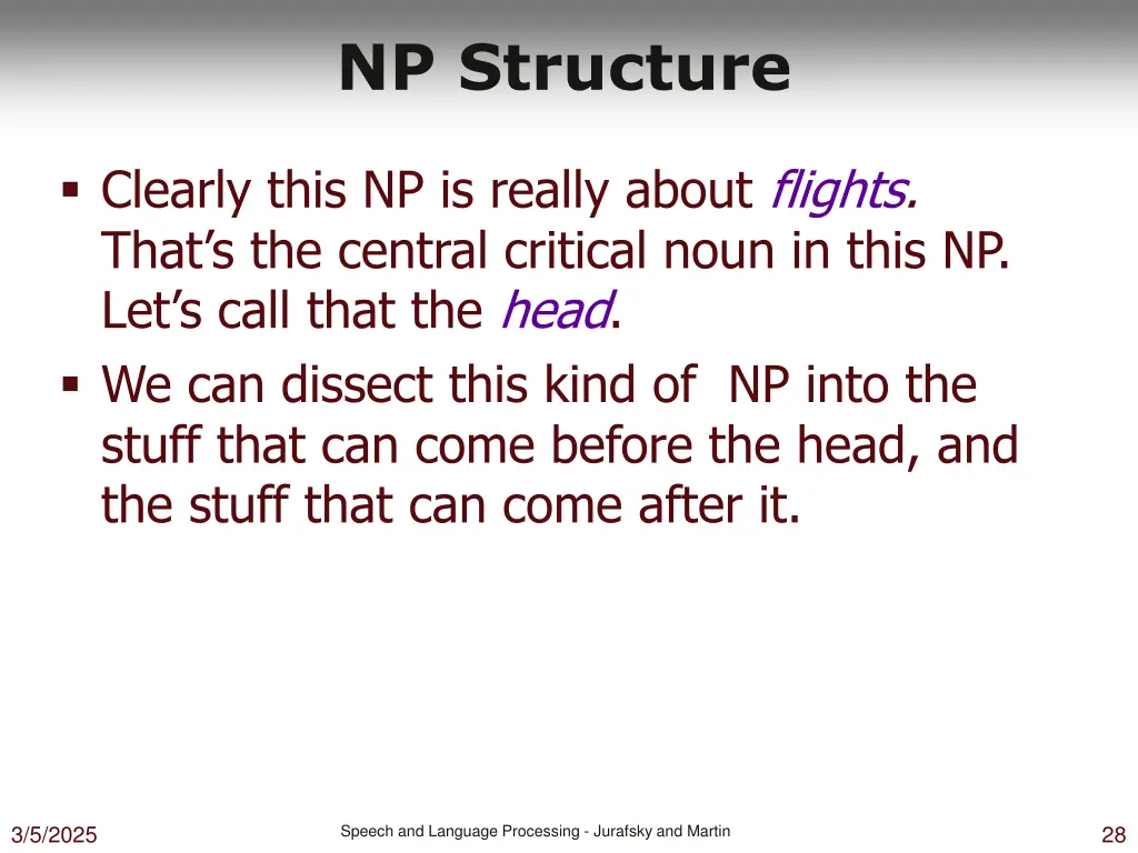 np structure