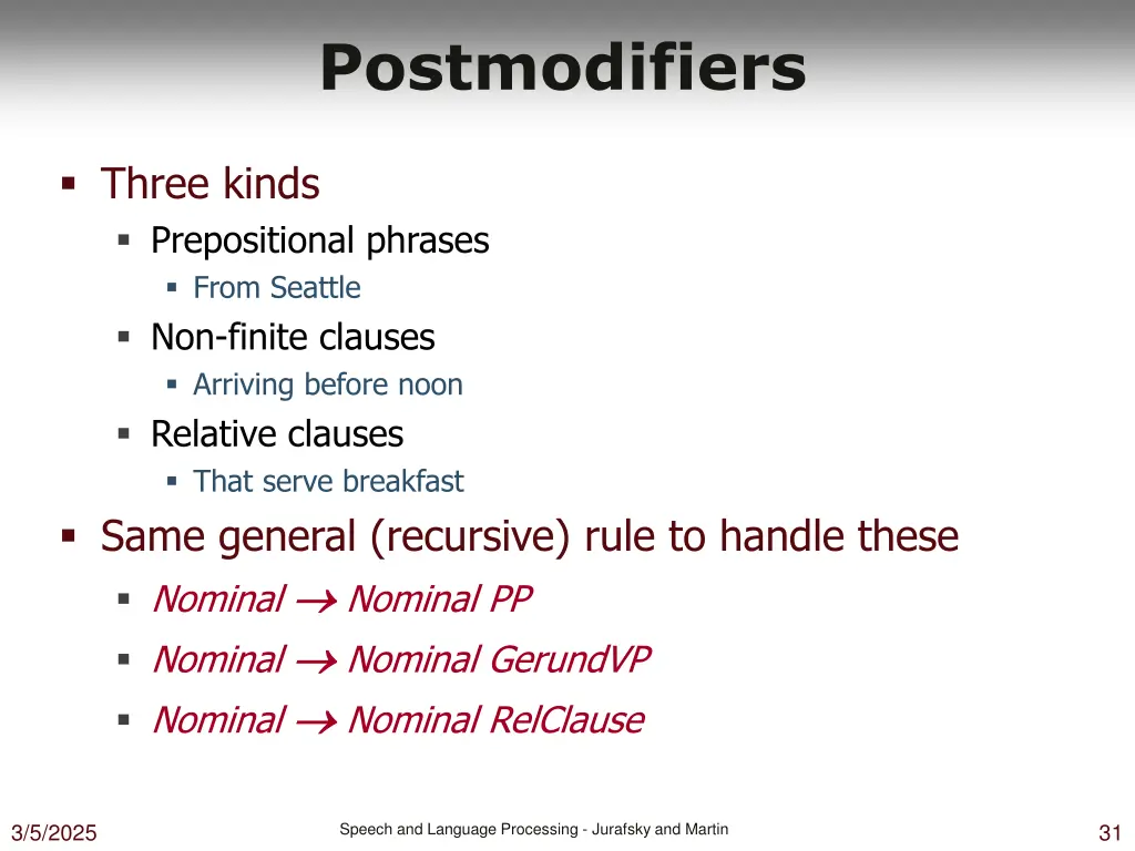 postmodifiers