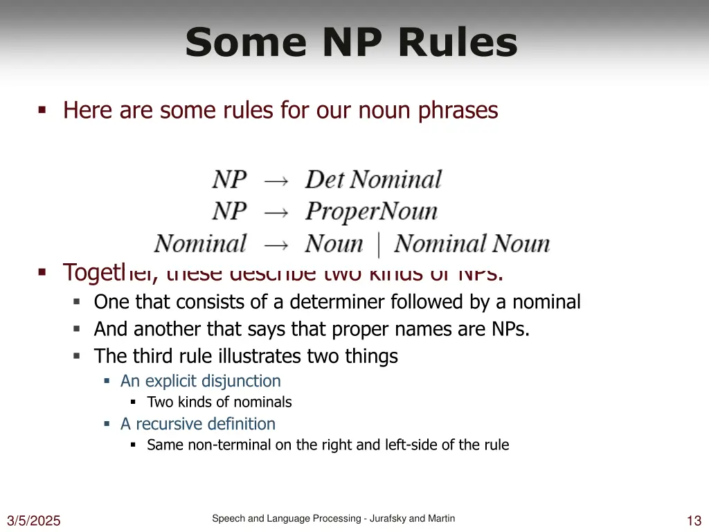 some np rules