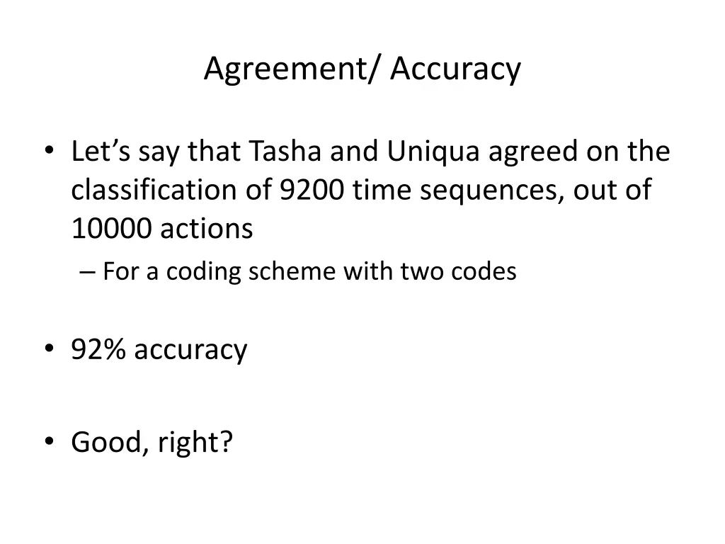 agreement accuracy 2