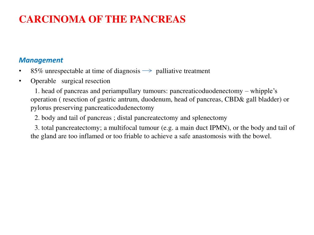 carcinoma of the pancreas 3
