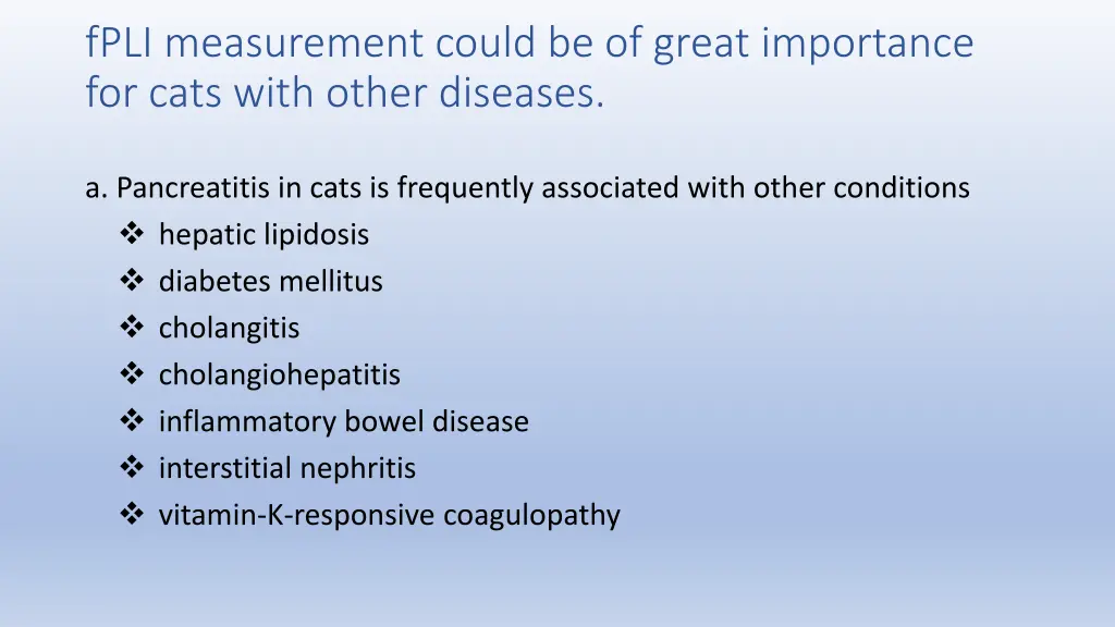 fpli measurement could be of great importance
