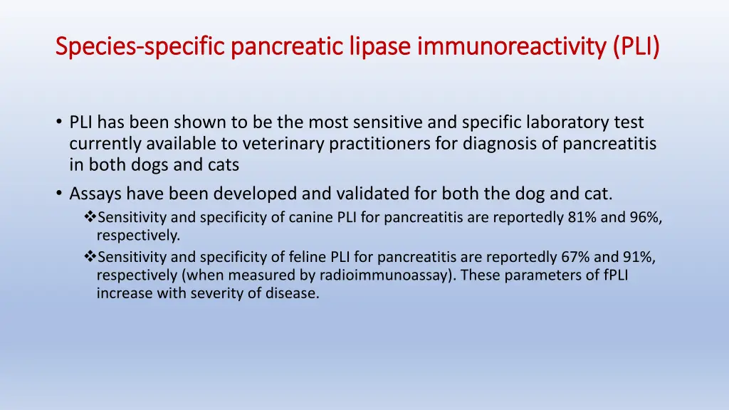 species species specific pancreatic lipase