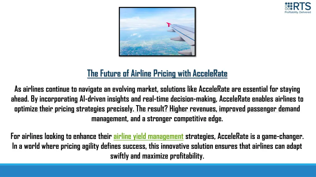 the future of airline pricing with accelerate