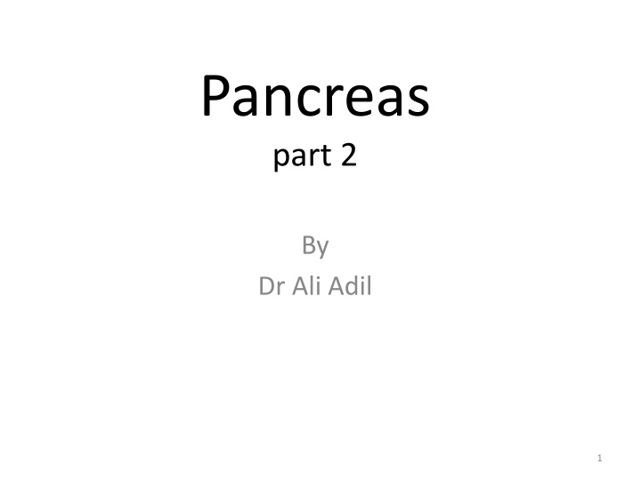 pancreas part 2
