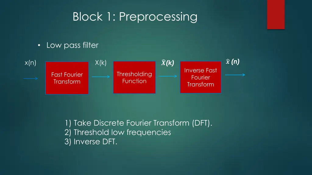 block 1 preprocessing