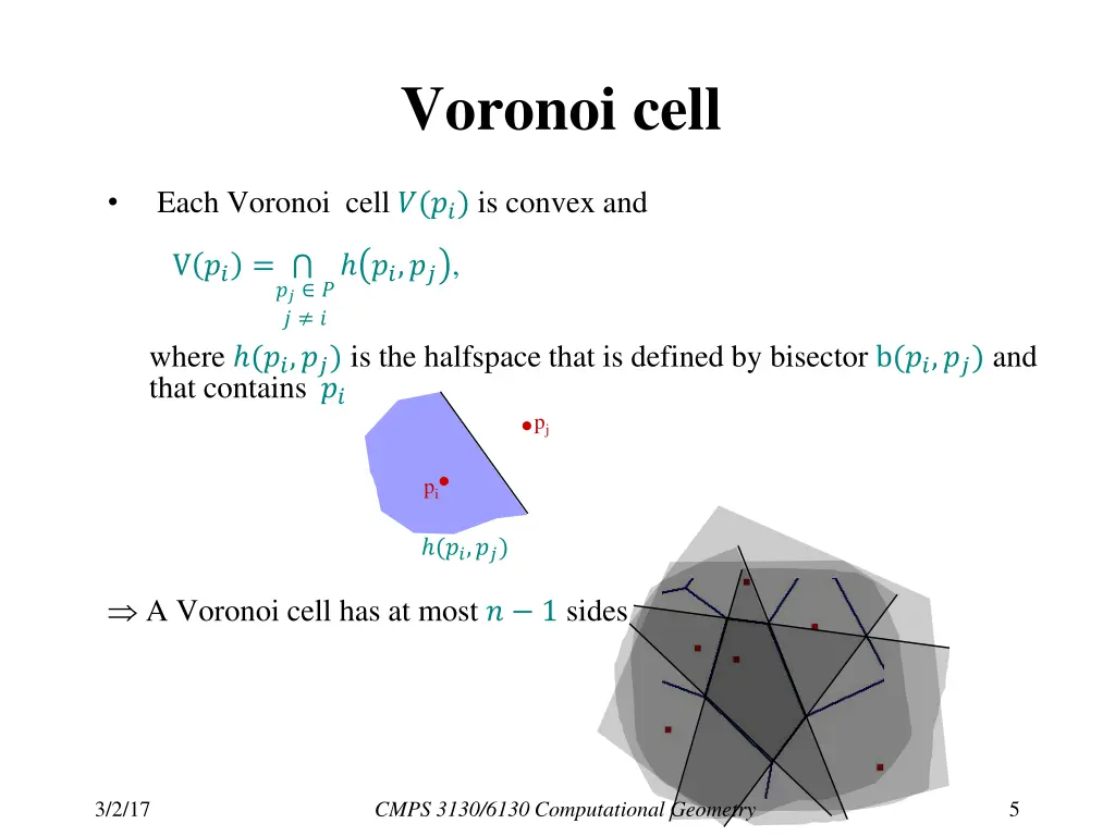 voronoi cell
