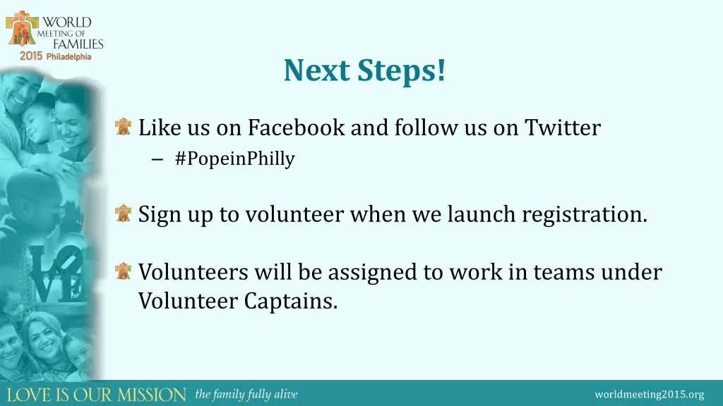 next steps