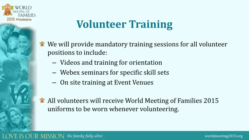 volunteer training