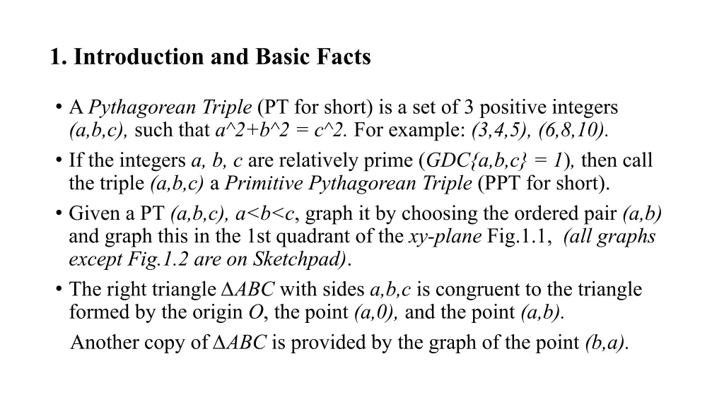 1 introduction and basic facts