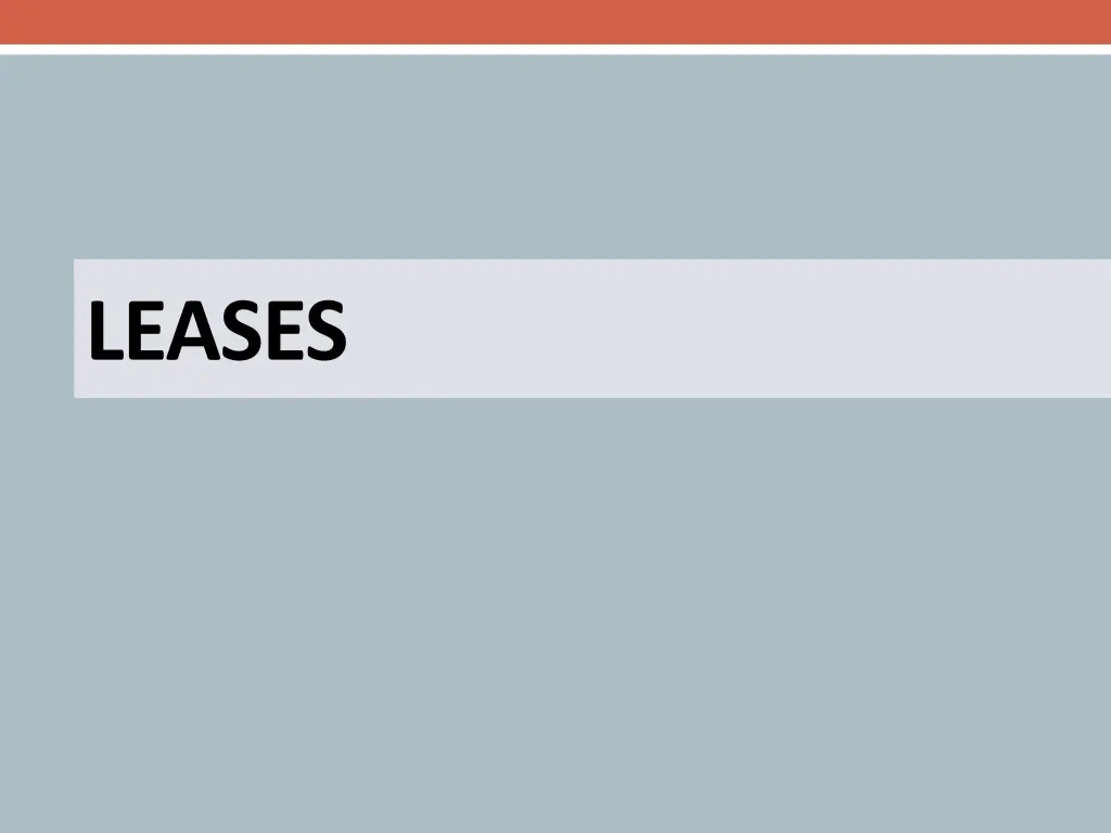 leases