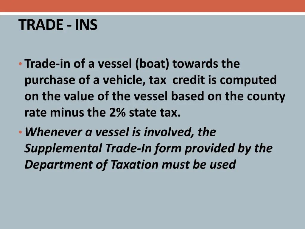 trade ins 1