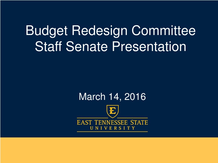 budget redesign committee staff senate