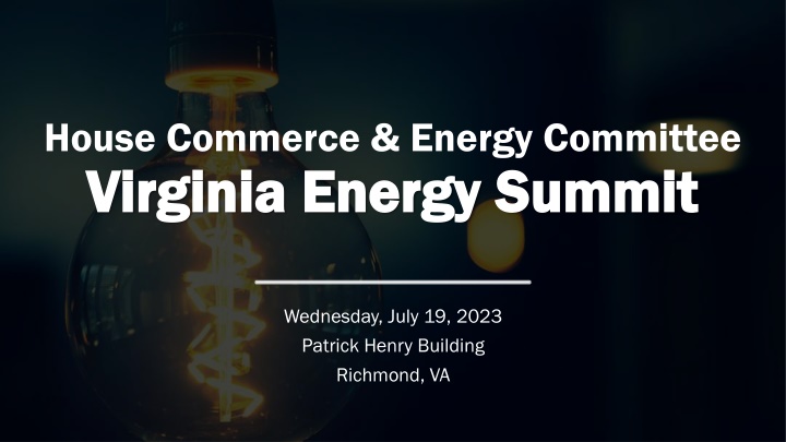house commerce energy committee virginia energy