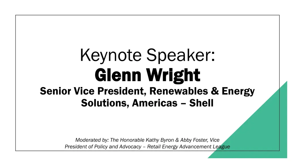 keynote speaker glenn wright glenn wright senior