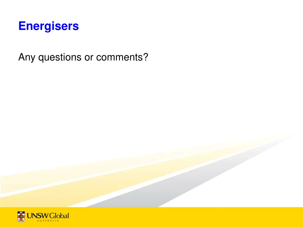 energisers