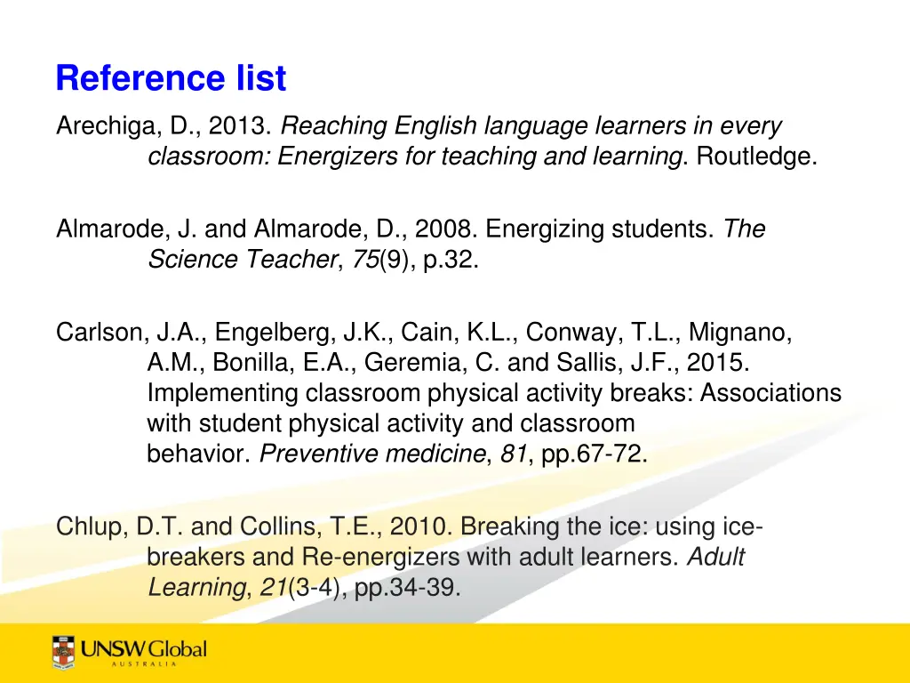 reference list arechiga d 2013 reaching english