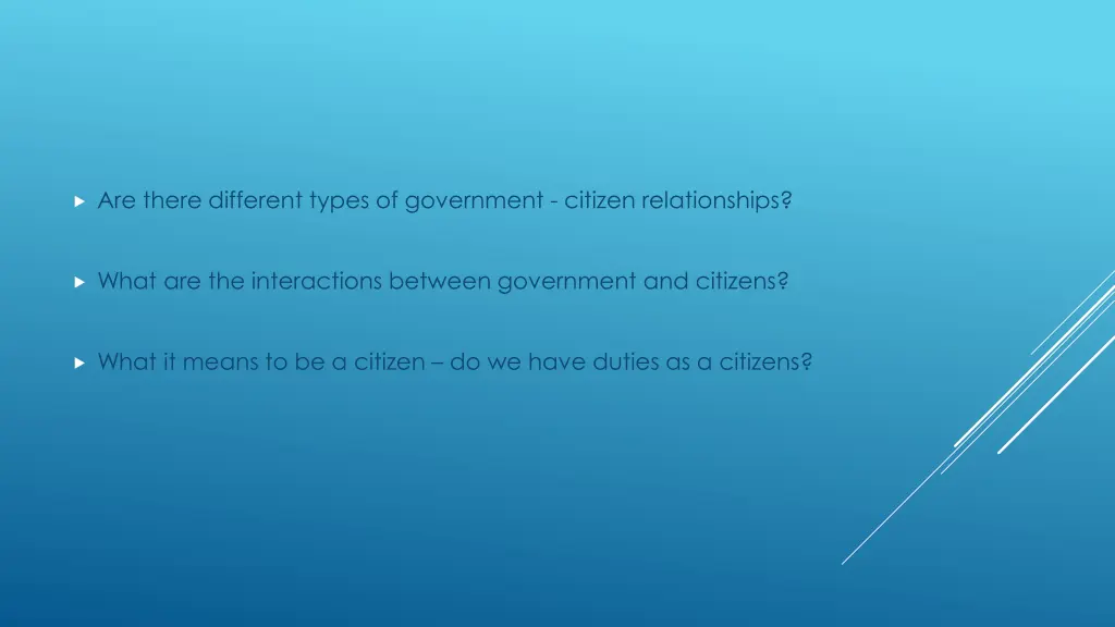 are there different types of government citizen